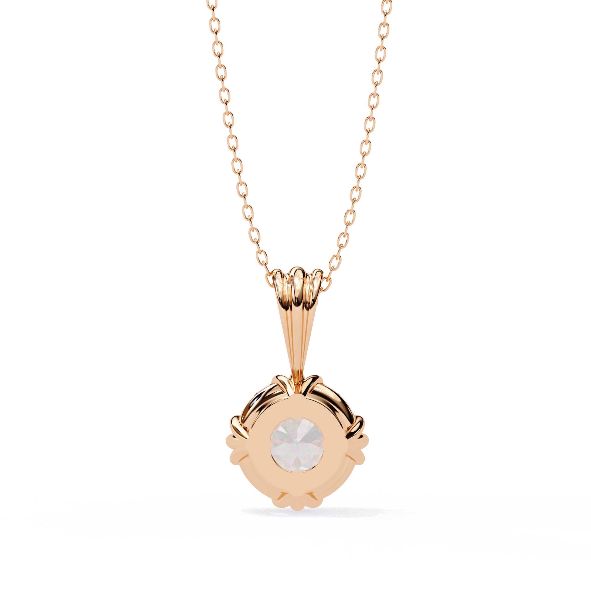 Moissanite Pendant Necklace For Women