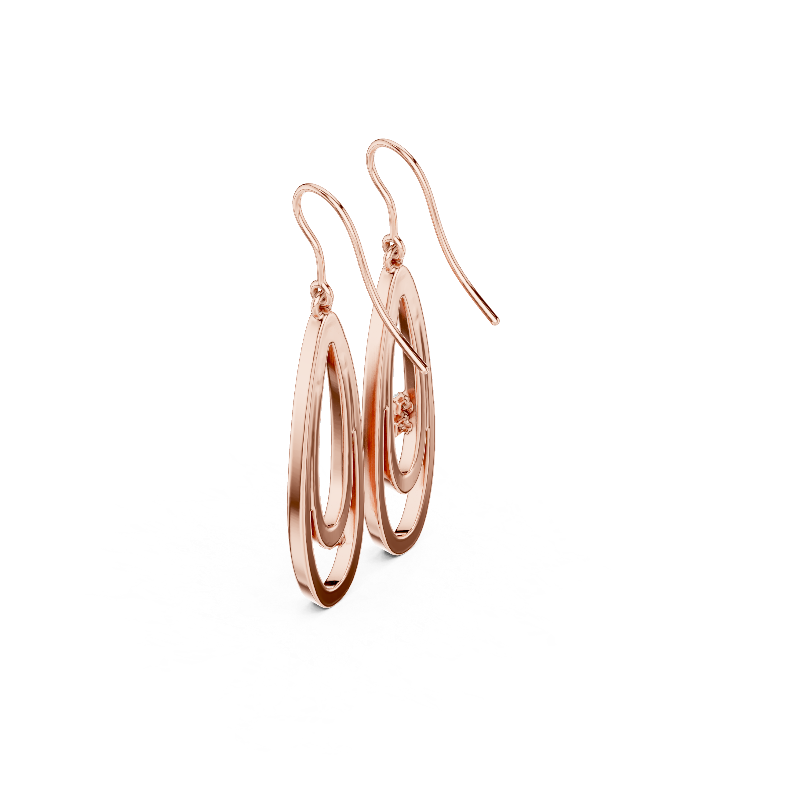 Sterling Silver Dangle Earrings, Moissanite Pave Set, Minimalist Bridal Jewelry