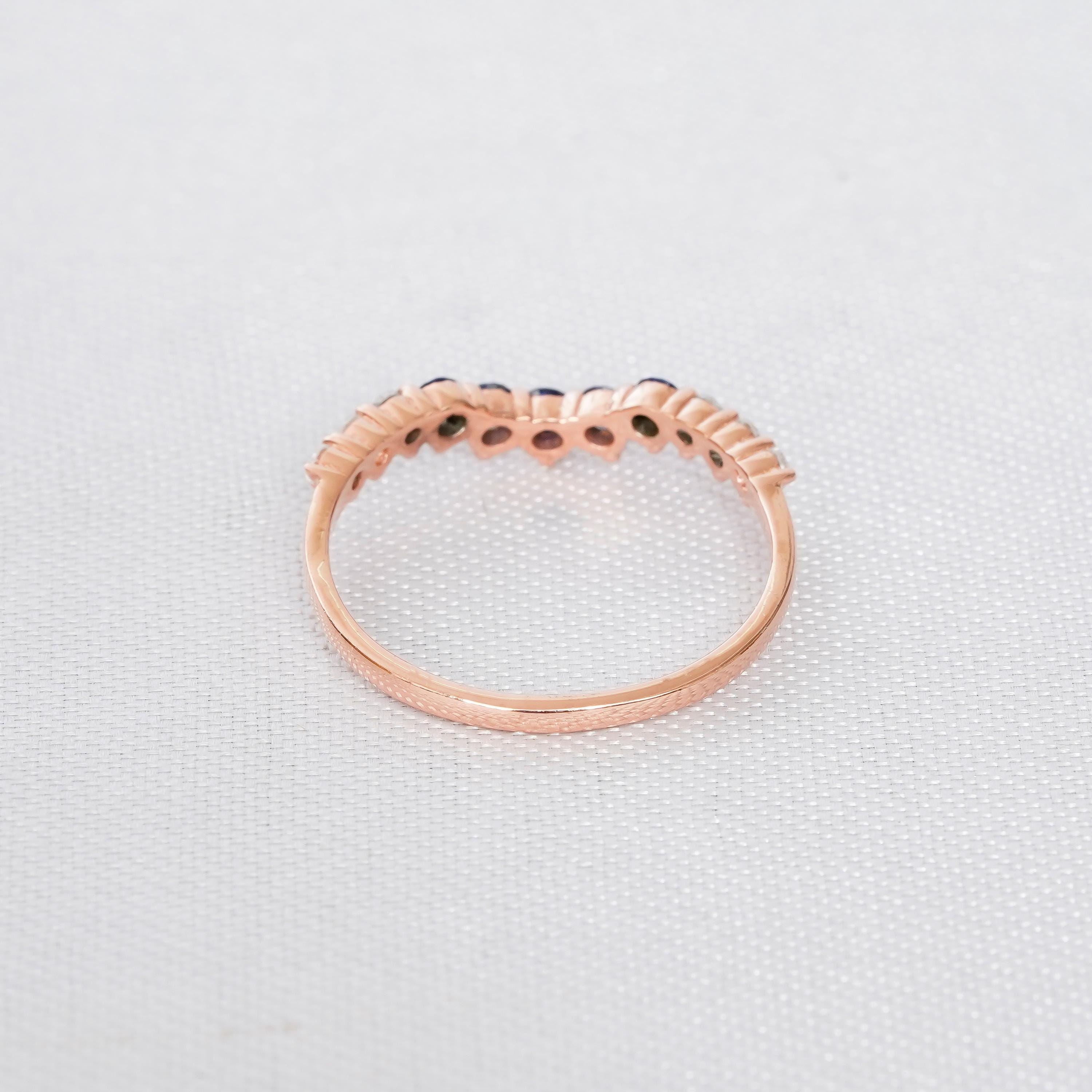 Alexandrite Engagement Ring Set Halo Matching Blue Sapphire Curved Wedding Band For Women Art Deco Milgrain Floral Halo Bridal Proposal Ring