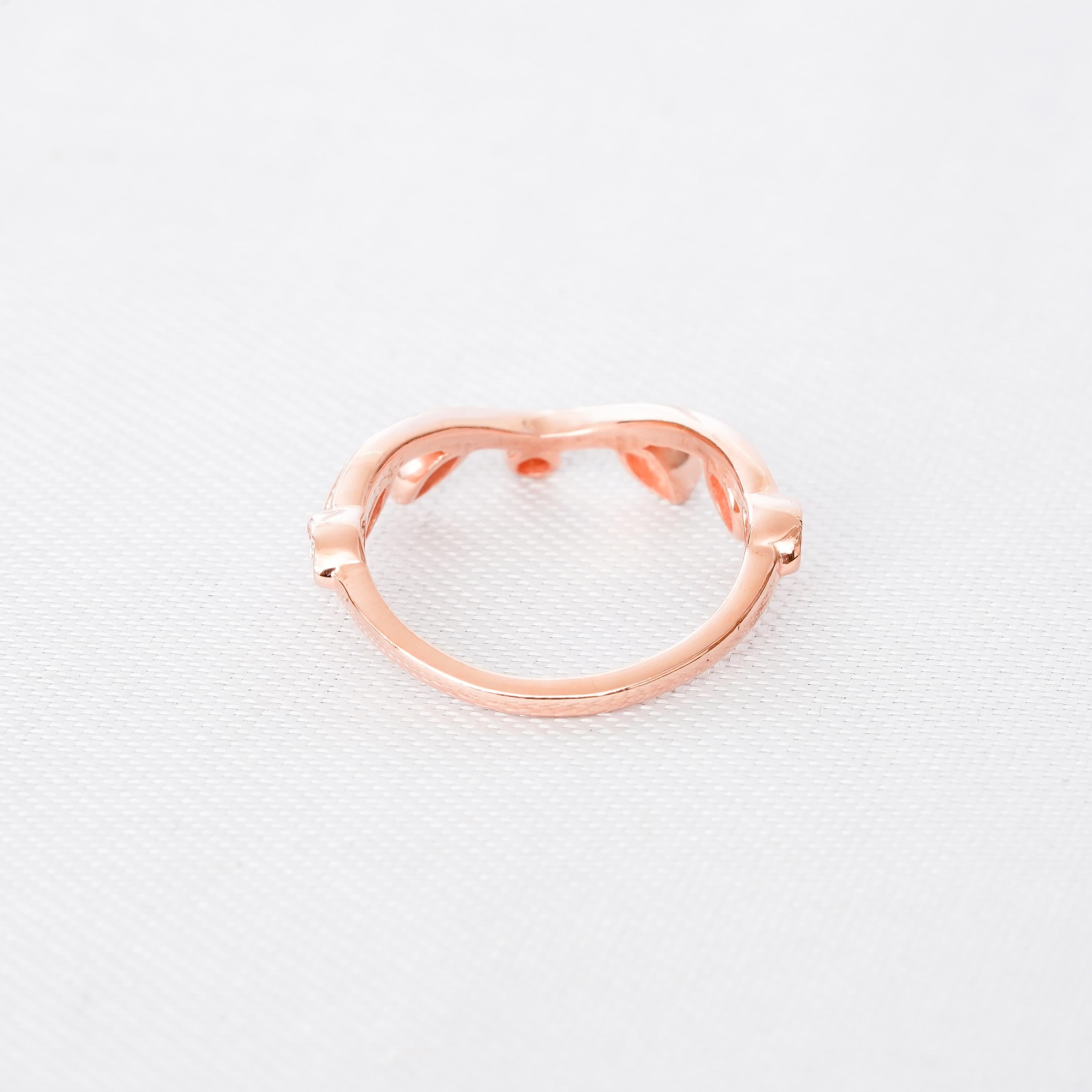 Moissanite Ring Set For Women 925 Sterling Silver Three Stone Engagement Bridal 1.5ct Ring Solitaire Matching Moissanite Leaf Wedding Band