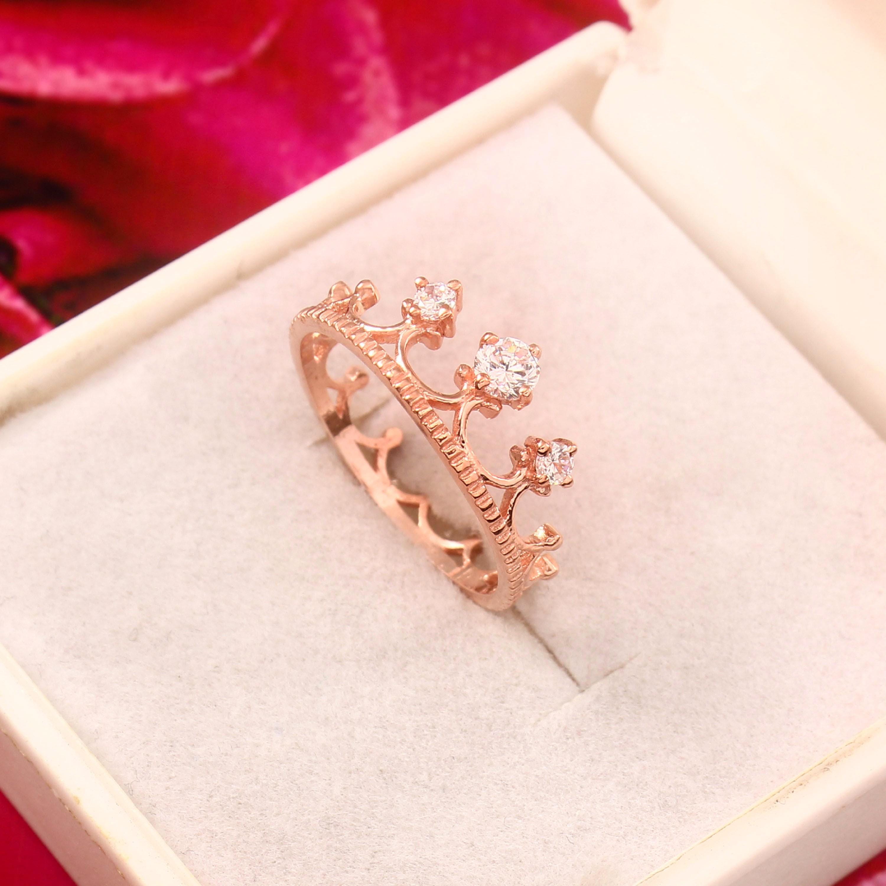 Crown Shape Diamond Ring For Women 925 Sterling Silver Moissanites Proposal Minimalist Bridal Engagement Wedding Jewelry Anniversary Gift