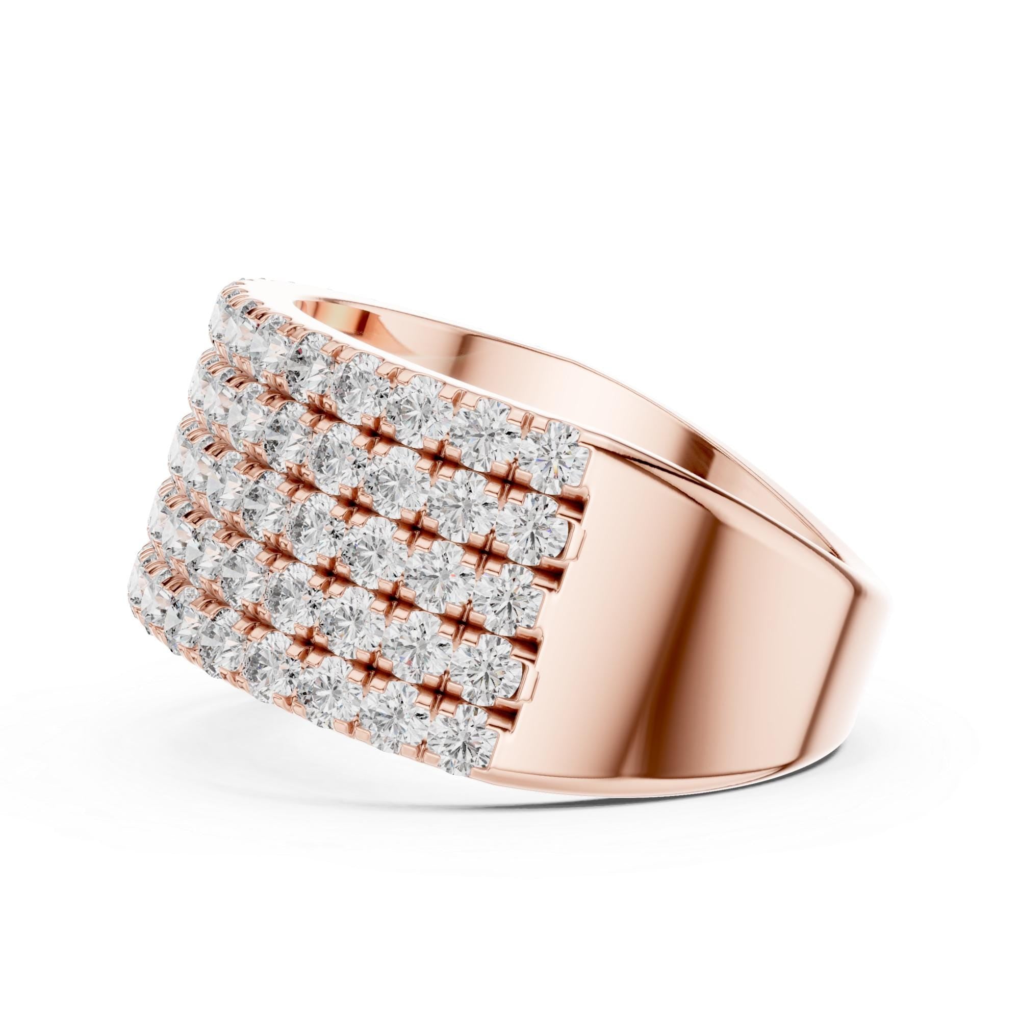 Moissanite Half Eternity Band, Sterling Silver Stacking Ring