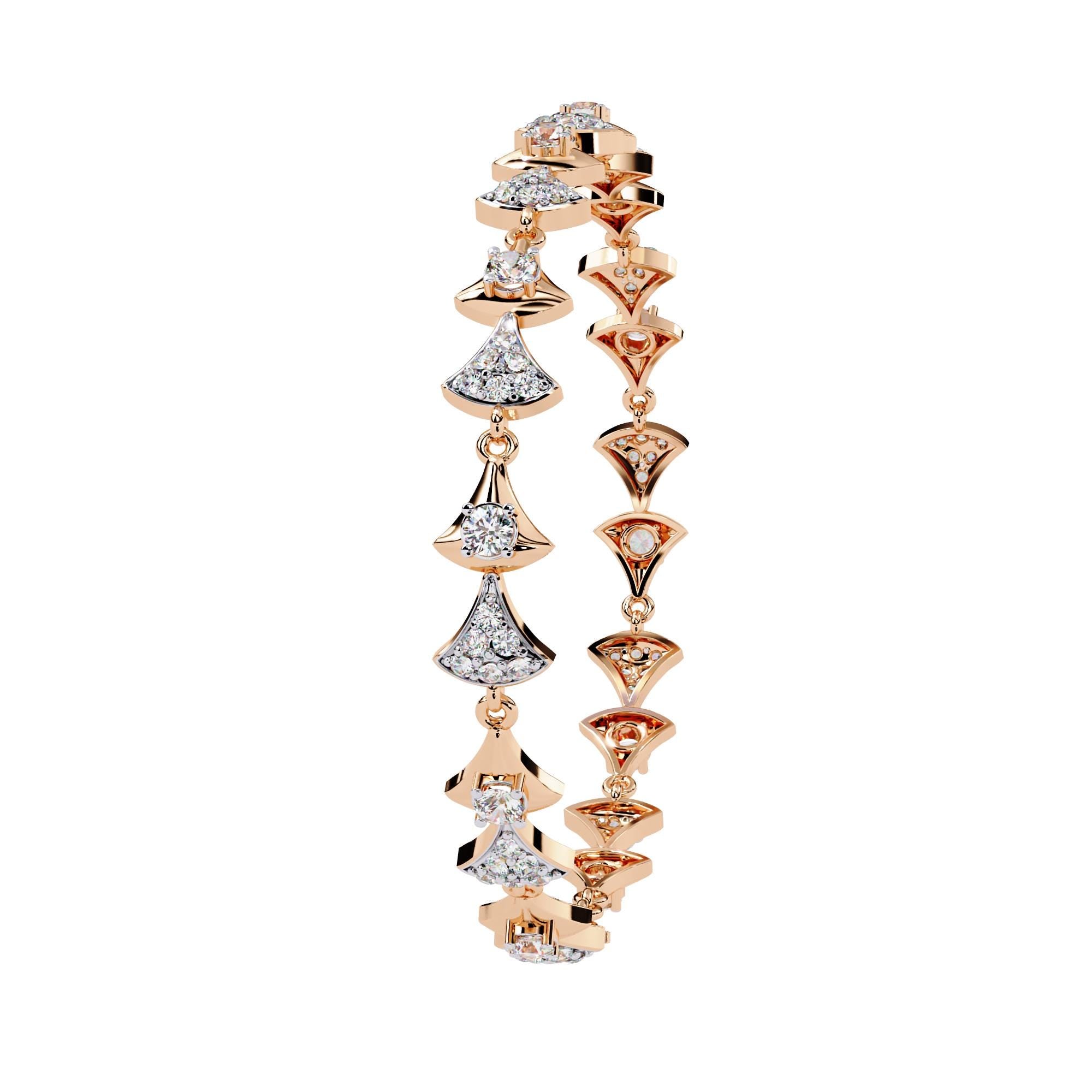 Handmade Moissanite Bracelet, 925 Sterling Silver Bow Jewelry