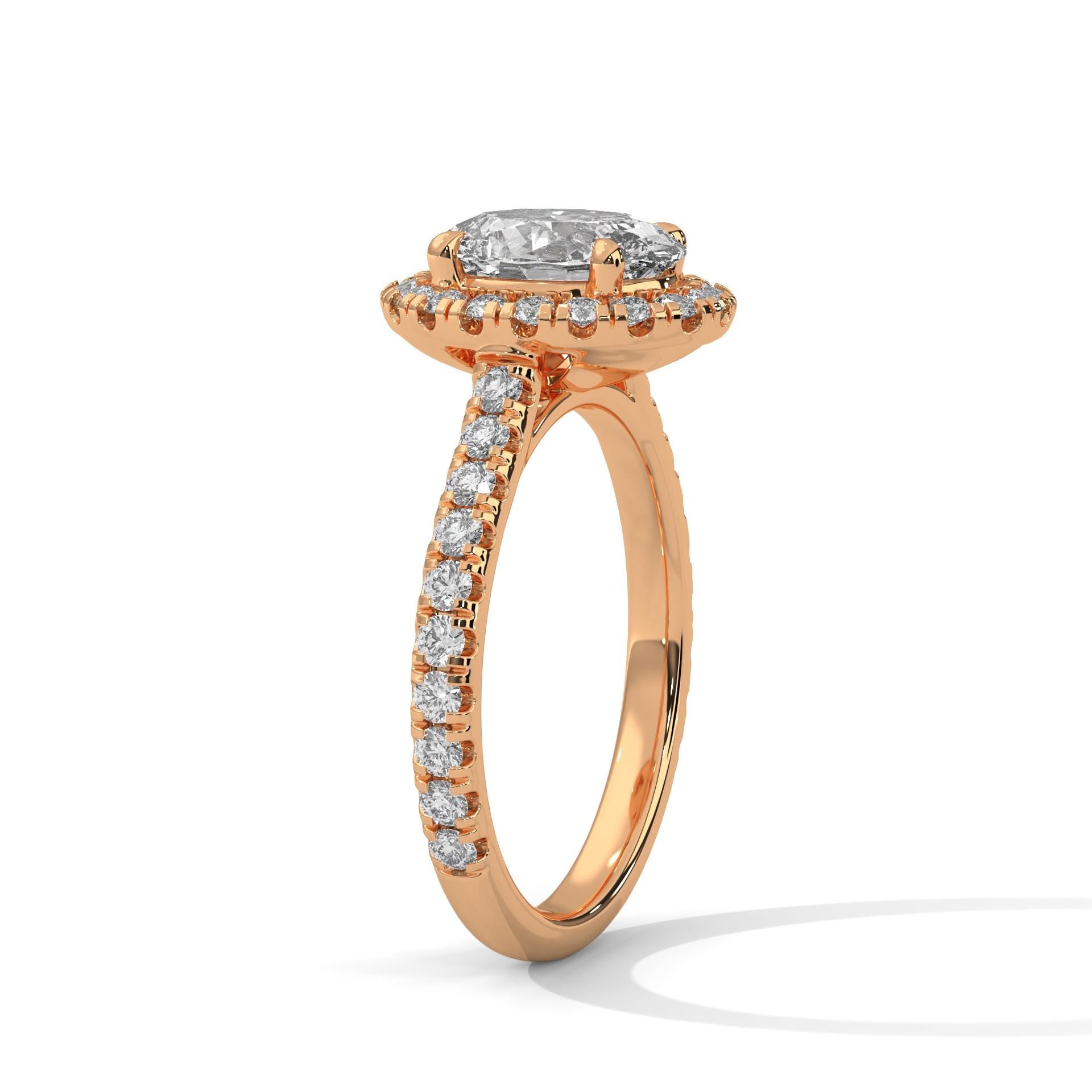Oval Moissanite Engagement Ring, Sterling Silver, Art Deco Wedding Band, Dainty Promise Ring