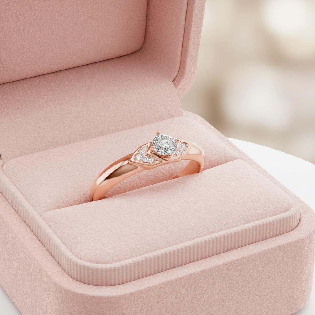 Round Brilliant Moissanite Ring, Sterling Silver Statement Band, Anniversary Solitaire Jewelry