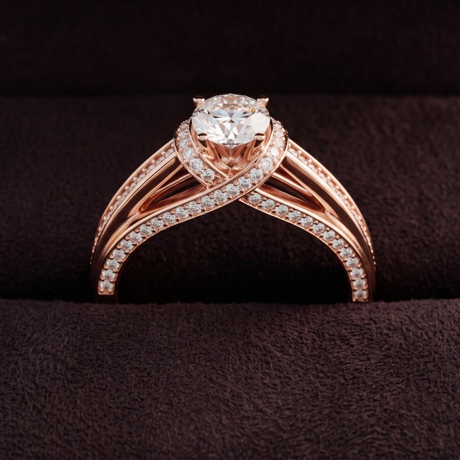 Sterling Silver Moissanite Engagement Ring, Pave Shank, Vintage Style Gift
