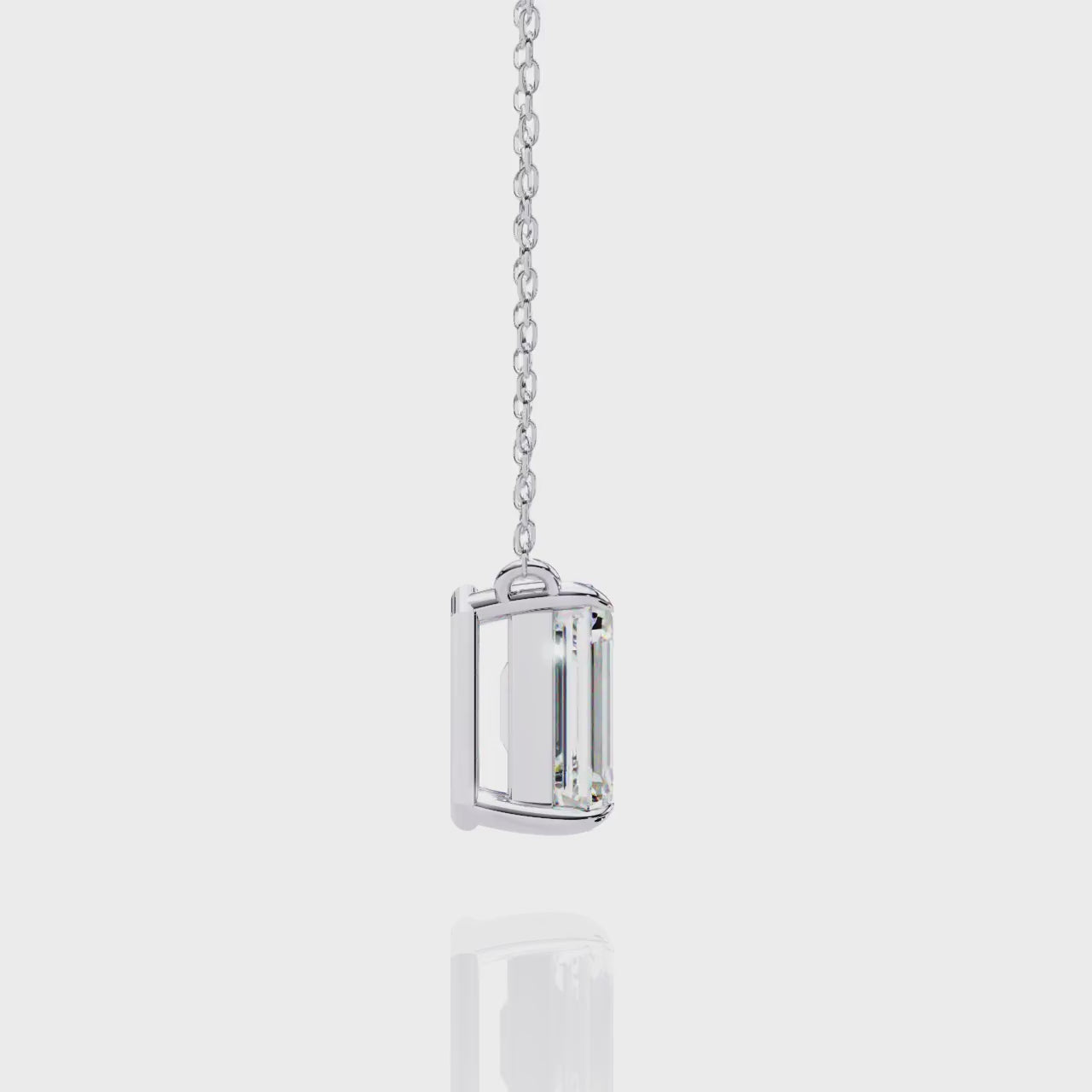 Moissanite Pendant Necklace For Women