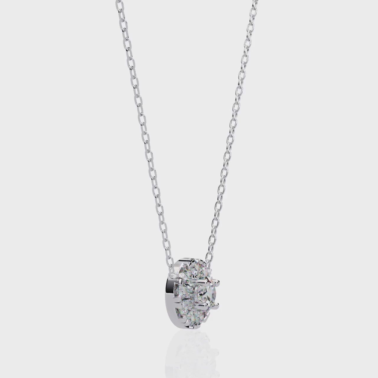 Moissanite Pendant Necklace For Women