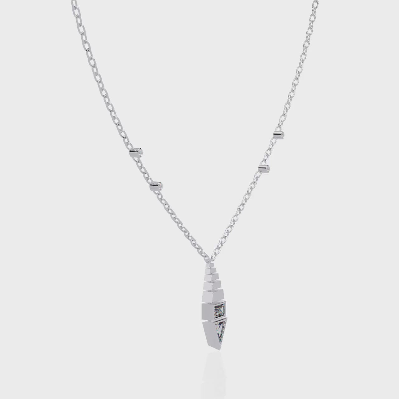 Moissanite Pendant Necklace For Women