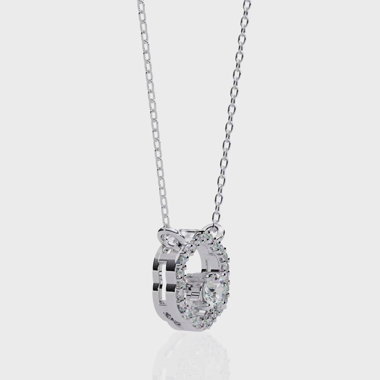 Moissanite Pendant Necklace For Women