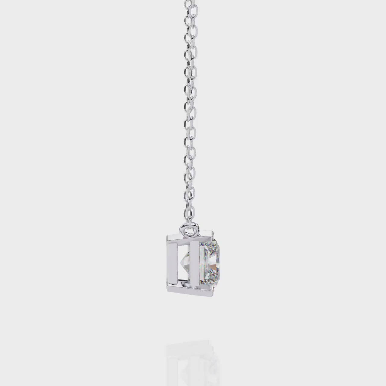 Moissanite Pendant Necklace For Women