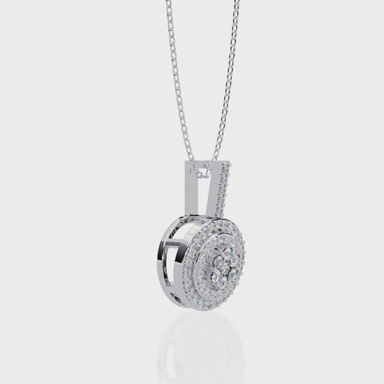 Moissanite Pendant Necklace For Women