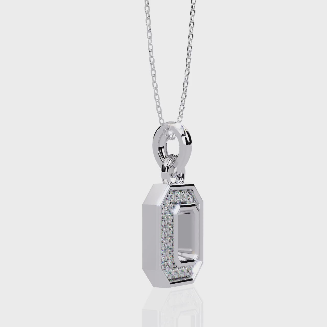 Moissanite Pendant Necklace For Women