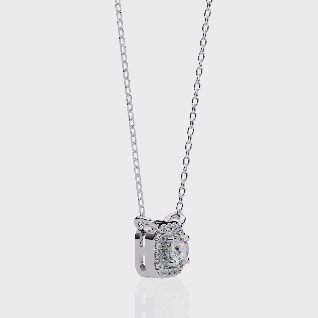 Moissanite Pendant Necklace For Women
