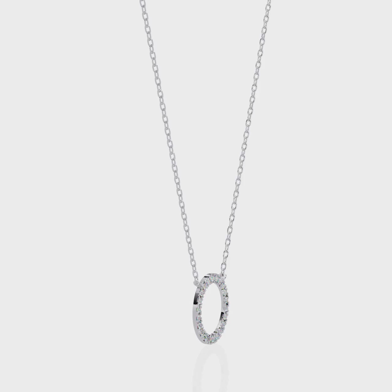 Moissanite Pendant Necklace For Women