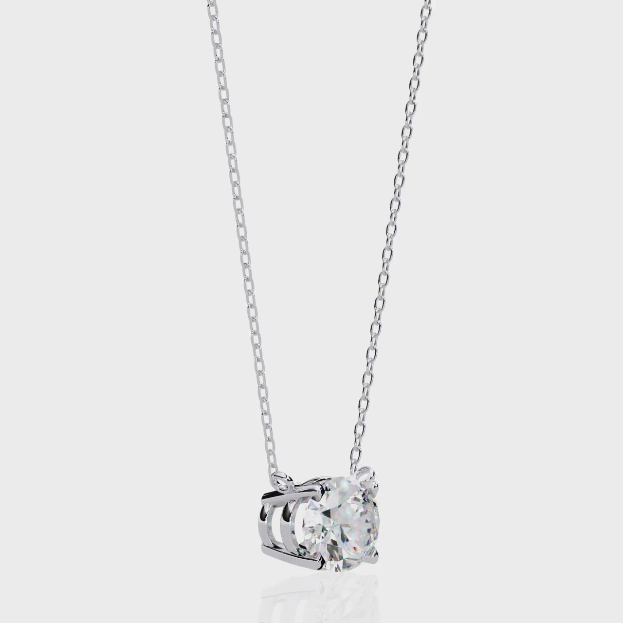 Moissanite Pendant Necklace For Women