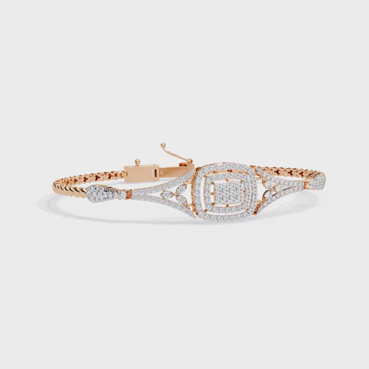 Moissanite Cuff Bracelet, Sterling Silver, Handmade Bridal Jewelry