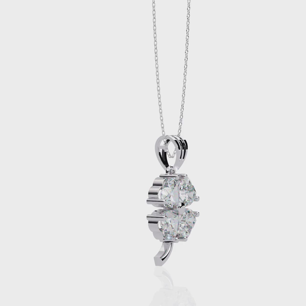 Moissanite Pendant Necklace For Women