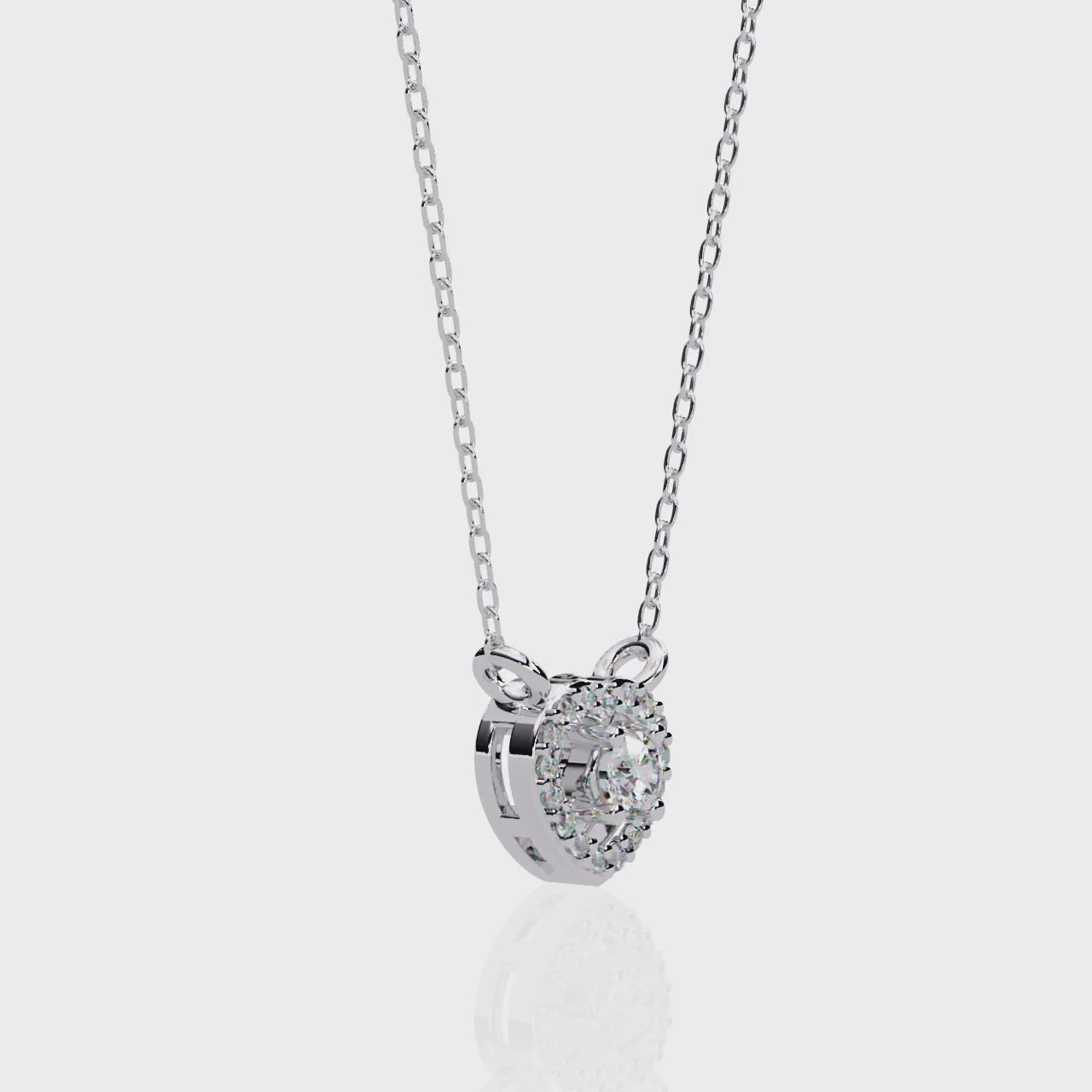 Moissanite Pendant Necklace For Women
