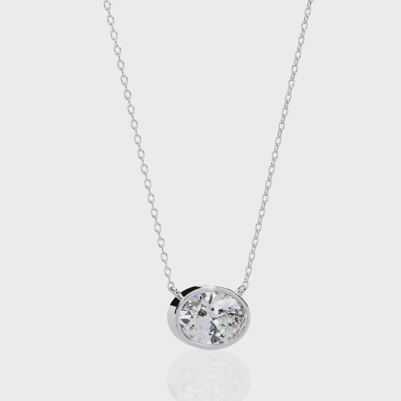 Moissanite Pendant Necklace For Women