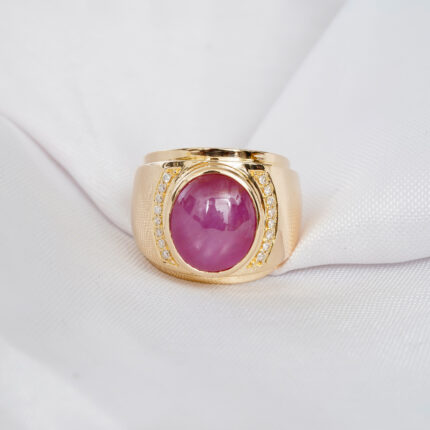 Oval Ruby Ring for Women