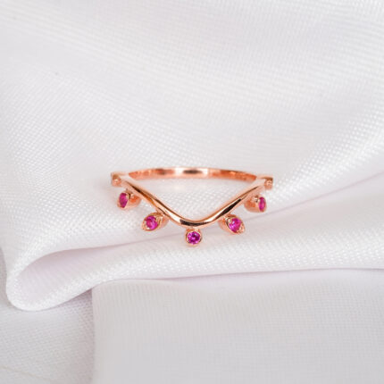 Ruby Wedding Band For Women