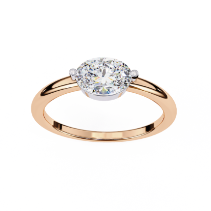 Oval Moissanite Engagement Ring For Women