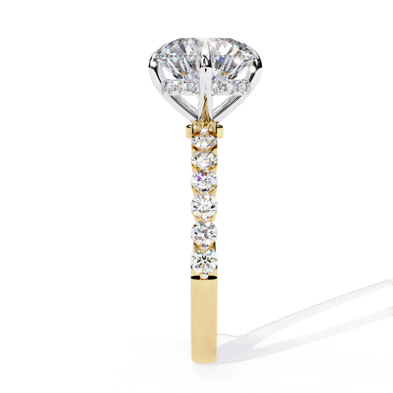 Round Moissanite Engagement Ring For Women - Image 5