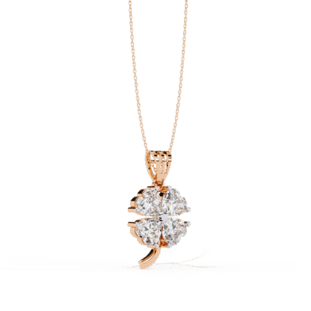 Heart Moissanite Pendant Necklace For Women