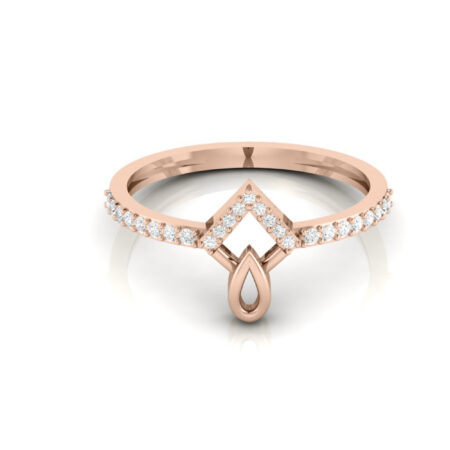 Natural Diamonds Dainty Ring For Women