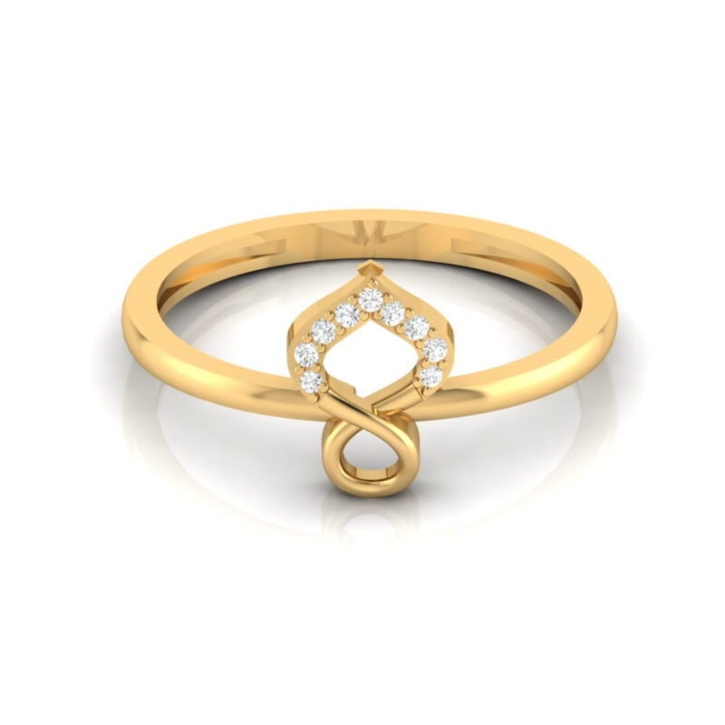Natural Diamonds Dainty Ring For Women - Image 2