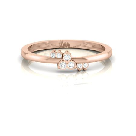 Natural Diamonds Dainty Ring For Women