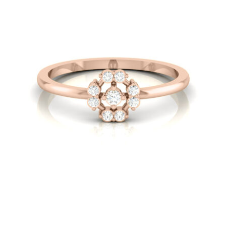Natural Diamonds Dainty Ring For Women