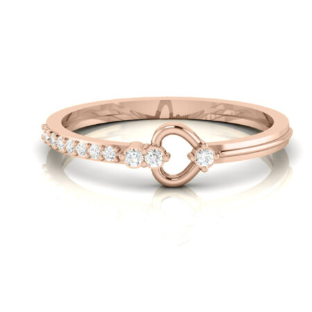Natural Diamonds Dainty Ring For Women