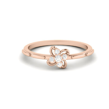 Natural Diamonds Dainty Ring For Women