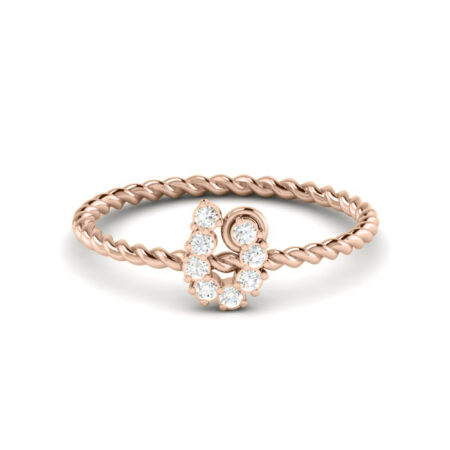 Natural Diamonds Dainty Ring For Women