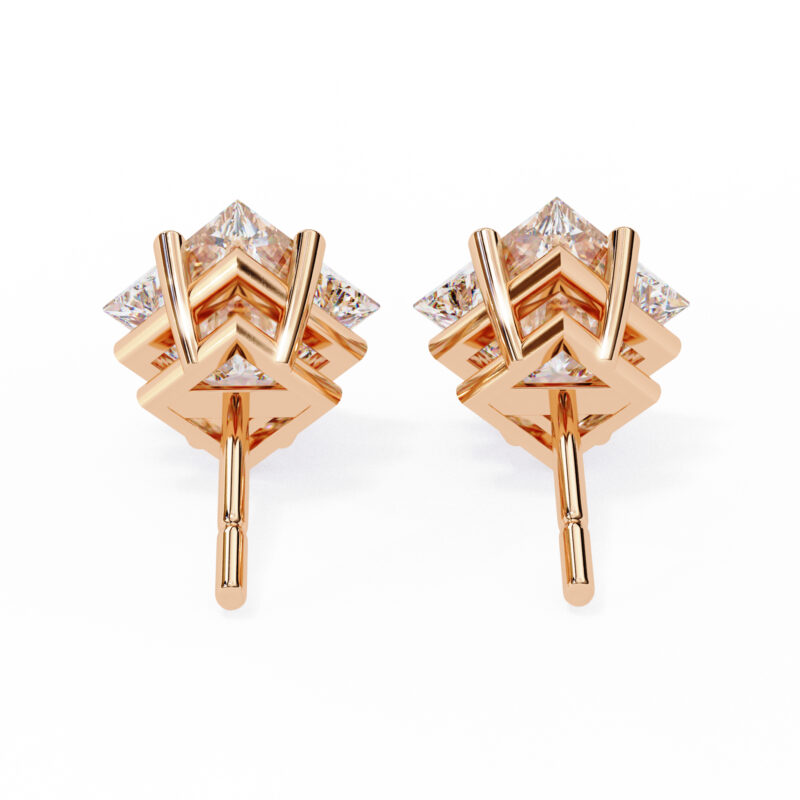 Moissanite Stud Earrings For Women - Image 6