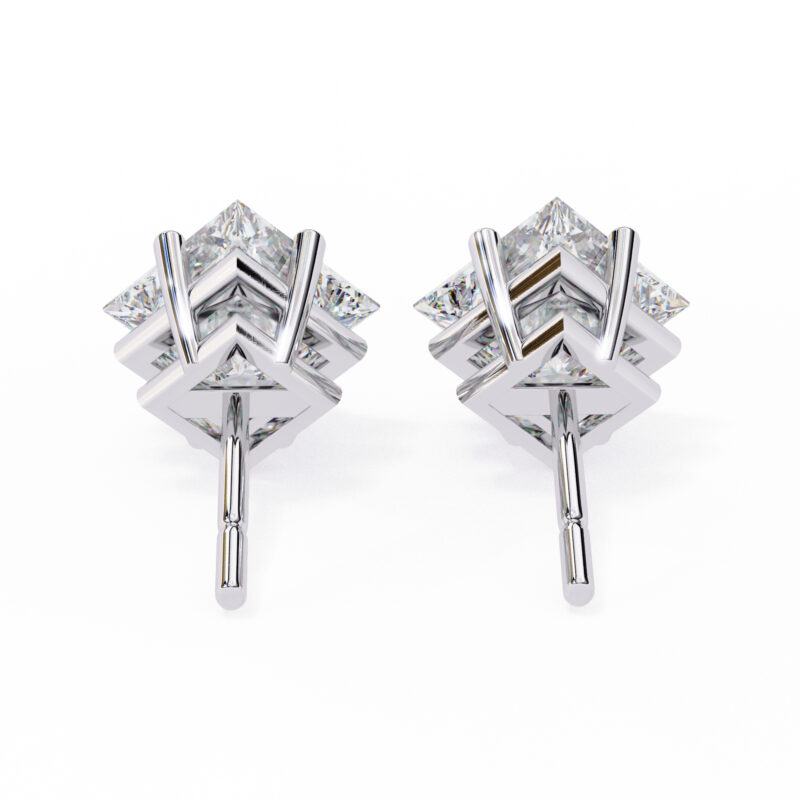 Moissanite Stud Earrings For Women - Image 5