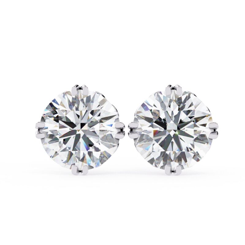 Moissanite Stud Earrings For Women