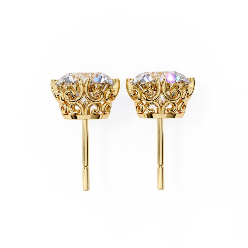 Moissanite Stud Earrings For Women - Image 7