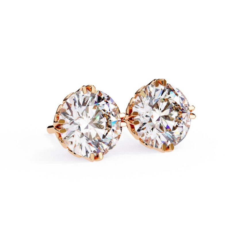 Moissanite Stud Earrings For Women - Image 3