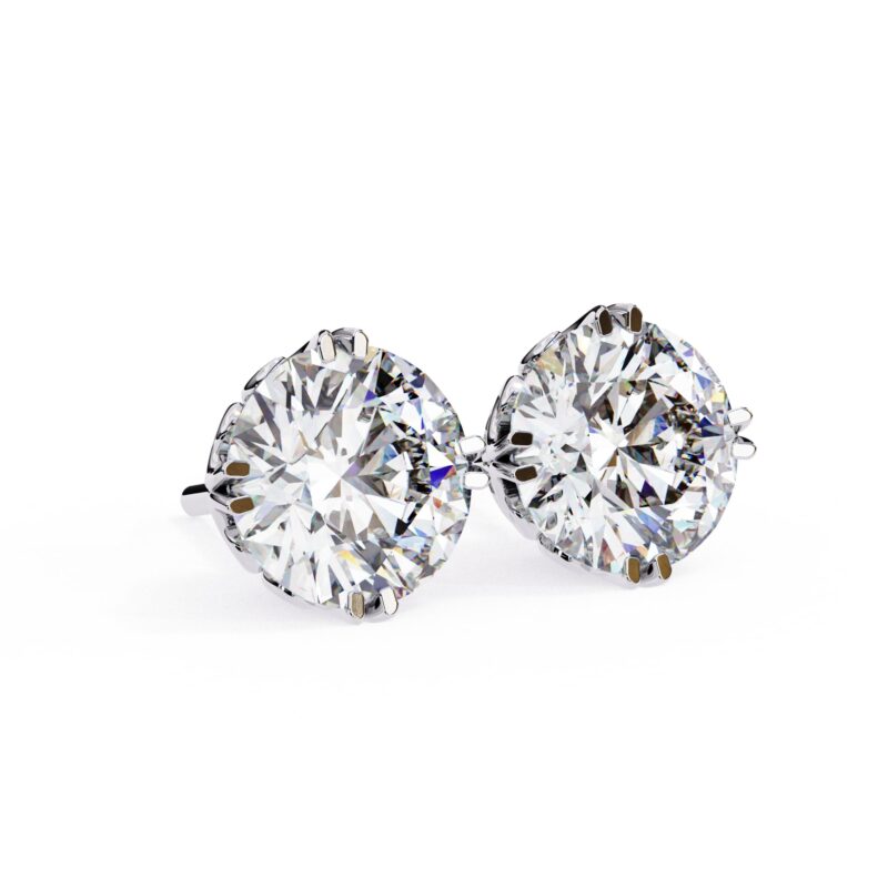 Moissanite Stud Earrings For Women - Image 4