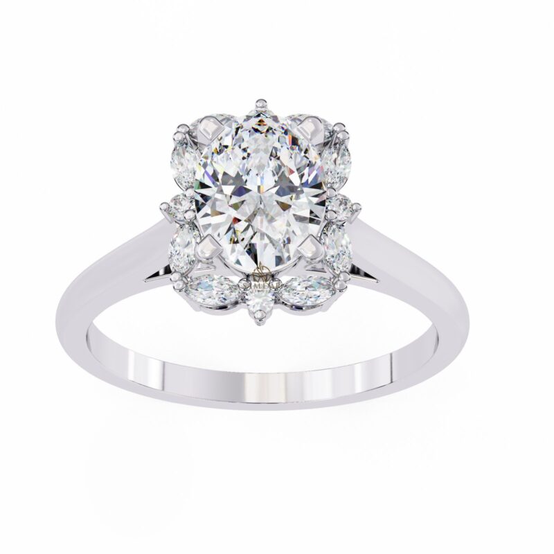 Moissanite Engagement Ring For Women - Image 2