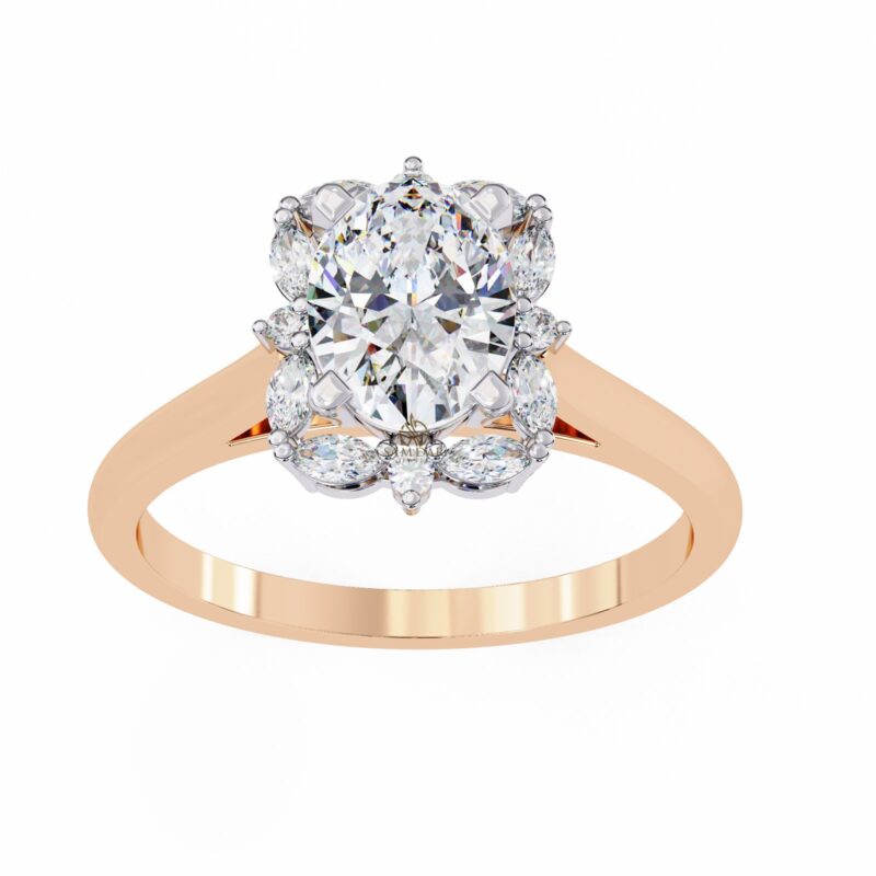 Moissanite Engagement Ring For Women - Image 4