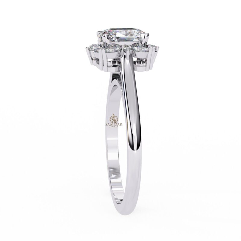 Moissanite Engagement Ring For Women - Image 5
