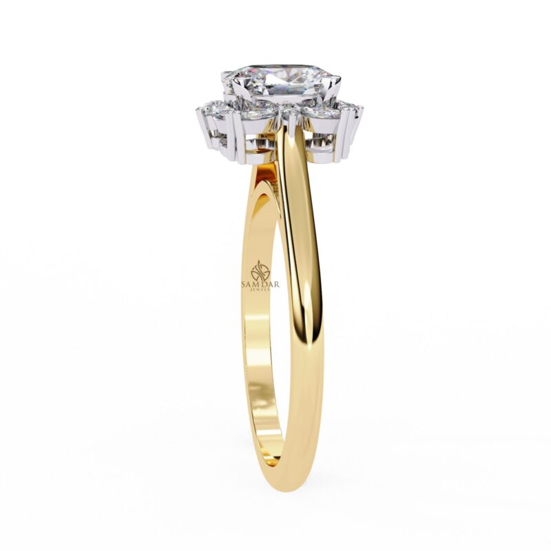 Moissanite Engagement Ring For Women - Image 6
