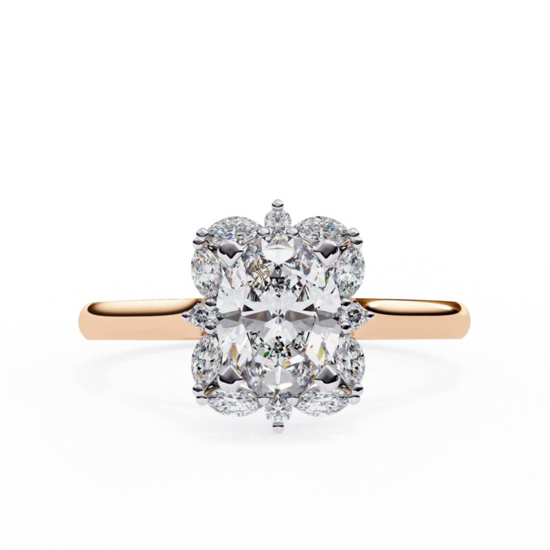 Moissanite Engagement Ring For Women