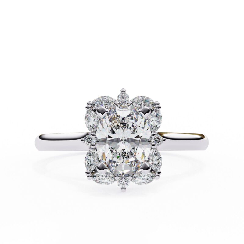 Moissanite Engagement Ring For Women - Image 8