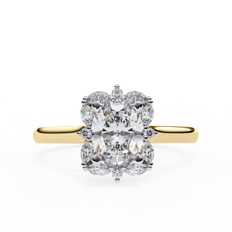 Moissanite Engagement Ring For Women - Image 9