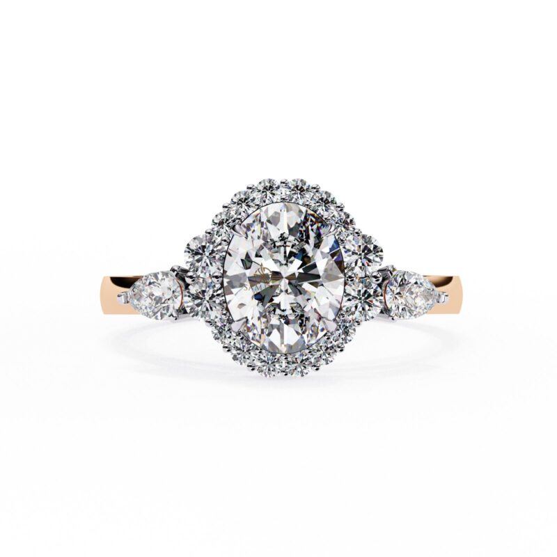 Oval Moissanite Engagement Ring For Women - Image 11